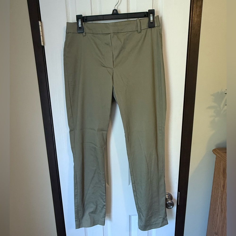 H&M Olive Straight Leg Pants